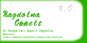 magdolna oppelt business card